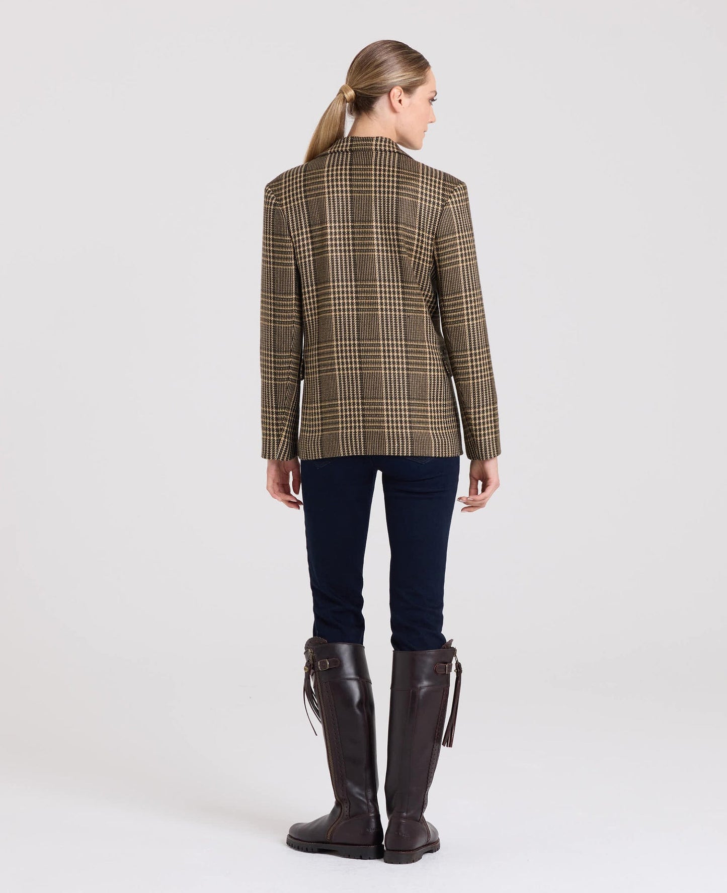 The Carol Oversized Check Blazer