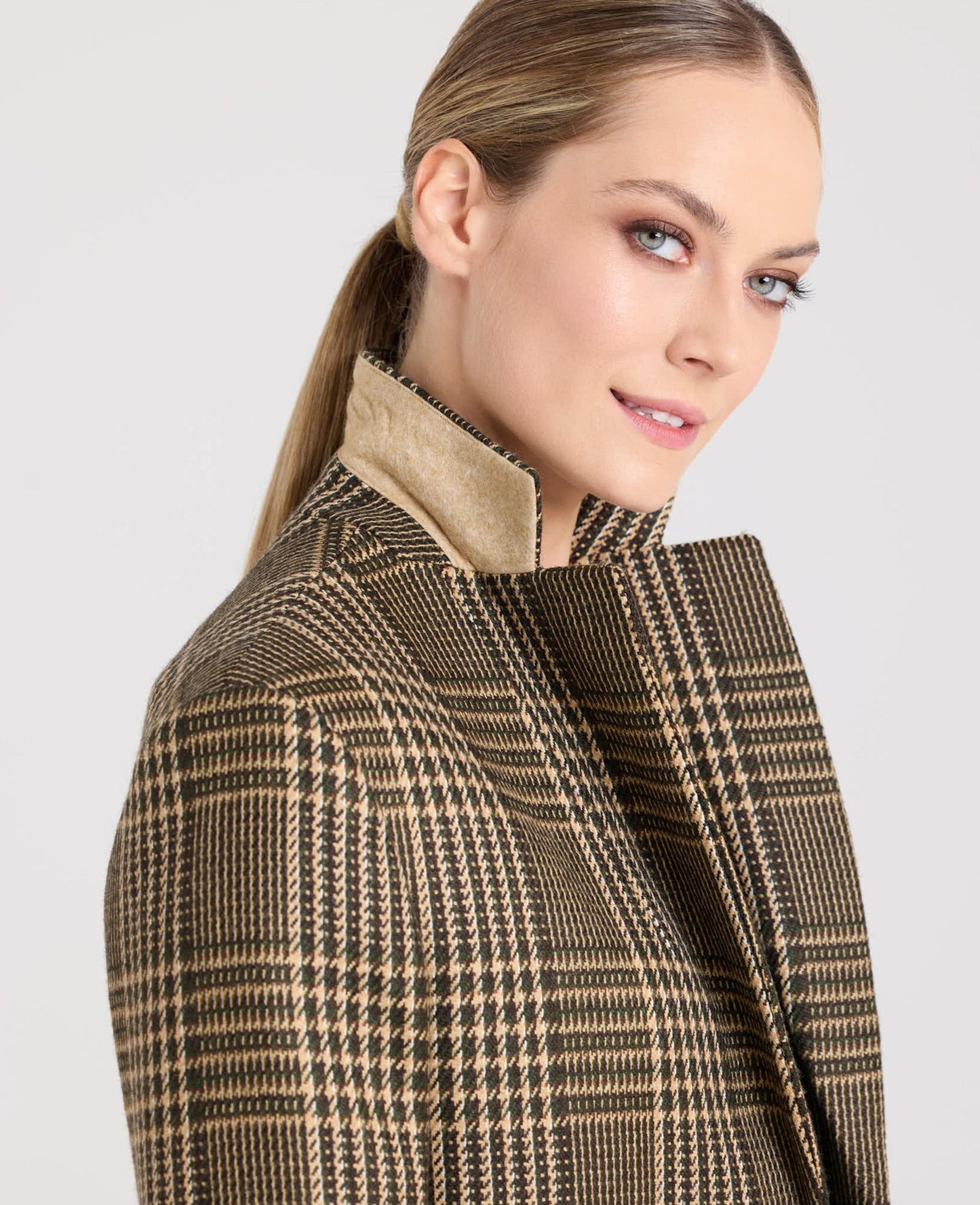 The Carol Oversized Check Blazer